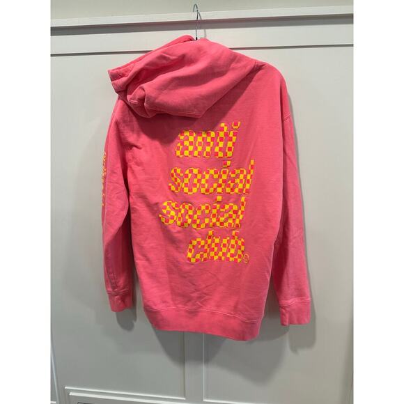 Anti Social Social Club Checkerboard Hoodie - Picture 2 of 6
